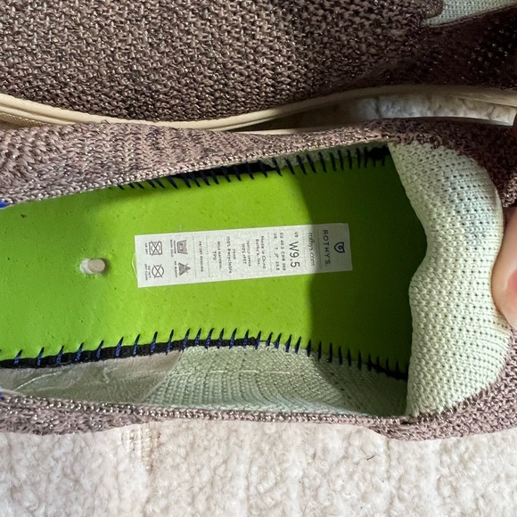 Stardust Rothy’s sneakers 9.5 - Picture 2 of 3